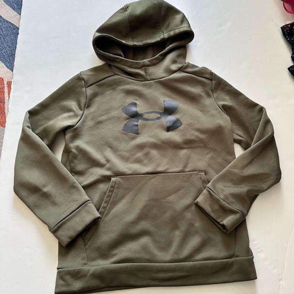 Under Armour  Fleece Big Logo Hoodie - Green - Picture 2 of 7